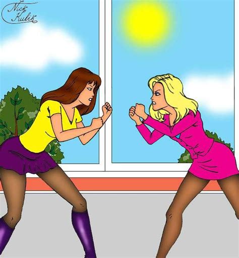 catfight toons